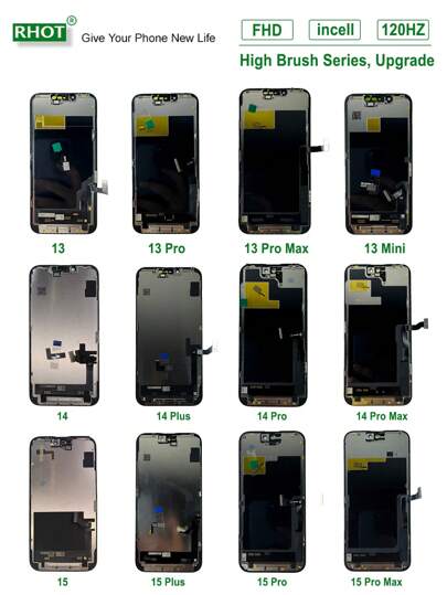 AAAAA Qualität INCELL LCD Display FHD Display für iPhone 13 13 Pro 13 Pro 13 Mini 14 14 Pro 14 Plus 14 Pro Max LCD Touchscreen Ersatz-Baugruppe für iPhone 15 15 Pro 15 Plus 15 Pro Max LCD Display Bildschirm Digitizer Ersatz-Baugruppe
