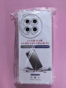 Transparent Four-Corner Anti-Fall Protective Case, Applicable For OPPO/OnePlus Series Smartphones, Transparent Four-Corner Anti-Fall Phone Case, Phone Case, Phone Protective Cover, Phone Shell, Phone Cover, Anti-Drop Phone Case, Transparent Phone Case, Minimalist Phone Case, Solid Color Phone Case, Transparent Phone Case, TPU Anti-Fall Phone Case (Military-Grade Anti-Drop)