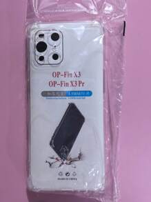 Transparent Four-Corner Anti-Fall Protective Case, Applicable For OPPO/OnePlus Series Smartphones, Transparent Four-Corner Anti-Fall Phone Case, Phone Case, Phone Protective Cover, Phone Shell, Phone Cover, Anti-Drop Phone Case, Transparent Phone Case, Minimalist Phone Case, Solid Color Phone Case, Transparent Phone Case, TPU Anti-Fall Phone Case (Military-Grade Anti-Drop)