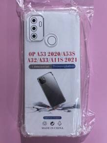 Transparent Four-Corner Anti-Fall Protective Case, Applicable For OPPO/OnePlus Series Smartphones, Transparent Four-Corner Anti-Fall Phone Case, Phone Case, Phone Protective Cover, Phone Shell, Phone Cover, Anti-Drop Phone Case, Transparent Phone Case, Minimalist Phone Case, Solid Color Phone Case, Transparent Phone Case, TPU Anti-Fall Phone Case (Military-Grade Anti-Drop)