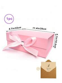 Foldable Thick Cardboard Gift Box, Rectangular, Magnetic Lid, With Ribbon, Suitable For Groomsmen Proposal, Wedding, Christmas, Halloween, Birthday Gift Packaging - Multicolor - View 39