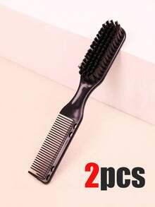 1pc Unisex Hair Styling Comb/Brush For Men's Oil Head & Beard, Suitable For Daily Use ,Hair Styling Tools Hair Accessories Beauty Home Bedroom Decor - Black - View 16