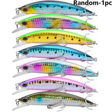 1 zufälliges Paket/4 zufällige Sets, mehrfarbig erhältlich, Bleiblock für Weitwurfangeln, neue Köderfisch-Köder, sinkender Hartköder, Angelausrüstung für Barsch und Flussbarsch