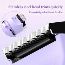 1 Electric Digital Ladies Bikini Shaper, 2-In-1 USB Charging Body And Face Hair Removal Device, Shaving Tool With Washable Blade, Comes With Dust Cover For Better Hygiene, Valentine's Day Gift