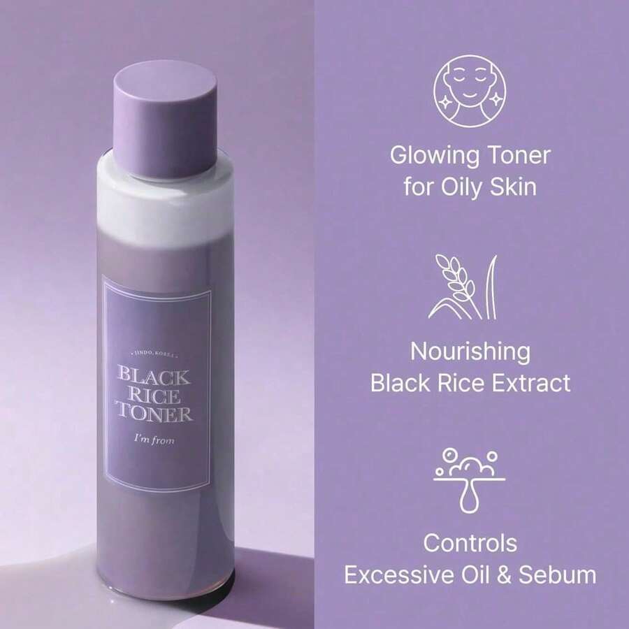 [I'm From] Miniature Of Black Rice Toner For Oily Skin, Sebum Control Toner 30ml, 1.01 Fl. Oz - Black Rice 30ml - View 1