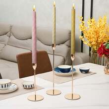 2pcs Drip-Free Threaded Cone Bar Candle, Unscented, Spiral Candle, Smokeless Dinner Candle, 10 Inch Long Lasting Burning For Home Decoration Christmas Gifts