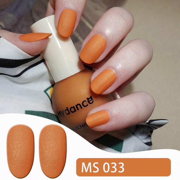 优质哑光指甲油 - 多种颜色可选，快干指甲油，不可烧烤，哑光天鹅绒指甲油，女士美甲DIY沙龙礼物 - 楓葉紅 - 查看 21