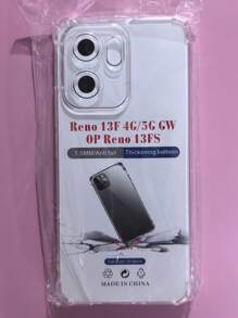 Transparent Four-Corner Anti-Fall Protective Case, Applicable For OPPO/OnePlus Series Smartphones, Transparent Four-Corner Anti-Fall Phone Case, Phone Case, Phone Protective Cover, Phone Shell, Phone Cover, Anti-Drop Phone Case, Transparent Phone Case, Minimalist Phone Case, Solid Color Phone Case, Transparent Phone Case, TPU Anti-Fall Phone Case (Military-Grade Anti-Drop)