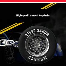 AD Car Gift Tire Keychain Creative Car Keychain Fashion New Tire Car Accessories - one-size - View 3