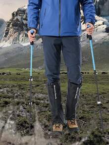 1 Pair Outdoor Waterproof Shoe Covers, Unisex, Suitable For All Seasons, For Snow, Hiking, Desert Scenarios