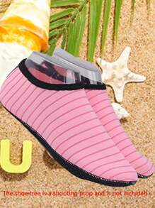 1 Pair Beach Essential Water Shoes For Men & Women, Quick Dry Soft Bottom Aqua Socks For Swimming, Boating, Fishing, Yoga, Water Aerobics, Size Run Small, Recommend Ordering 2 Sizes Up