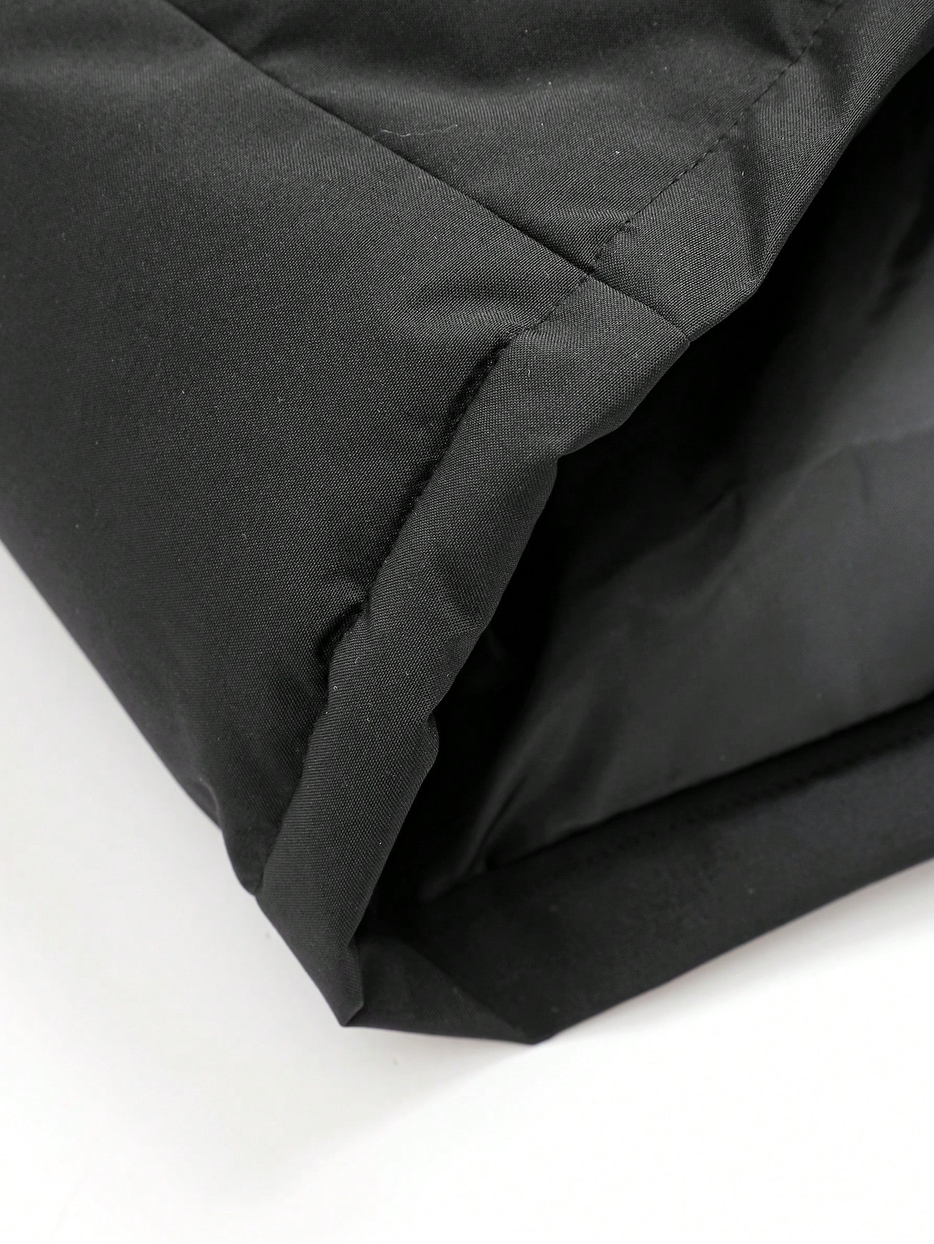 1 قطعة جاكيت رجالية ذات ياقة عالية باللون الأسود،...