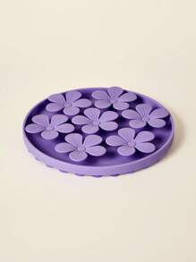 PETSIN 1pc Pet Lick Plate, Slow Pet Food Feeder, Suction Cup Interactive Toys For Dogs And Cats