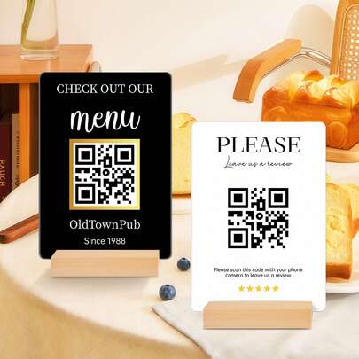 1 cái Biển mã QR tùy chỉnh, Biển đánh giá doanh nghiệp cá nhân hóa, Biển trưng bày doanh nghiệp tùy chỉnh, Logo mạng xã hội mã QR cá nhân hóa, Biển hiển thị thực đơn tùy chỉnh, Biển hiệu mạng xã hội cá nhân hóa, Biển hiệu doanh nghiệp, Biển hiệu tiệm làm tóc, Thực đơn, Bảng giá, Biển hiệu doanh nghiệp, Biển mã QR, Quà tặng cá nhân hóa độc đáo, Phong cách, Đơn giản, Độc đáo, Đồ dùng học tập, Quà tặng giáo viên
