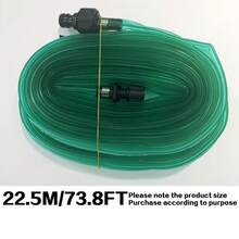 1 Set Manguera de rociado universal verde de PVC | Longitudes de 3m-30m para enfriamiento de trampolines y riego de jardines