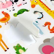 可重复使用的DIY贴纸书，多场景和主题贴纸，创意纸质贴纸，便携式安静忙碌贴纸活动礼物 - 彩色 - 查看 3