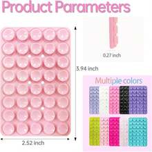 Silicone Octo Cup Buddy Sticky Grip Holder For Cellphone, Silicone Suction Cup Phone Case Mount Double Sided, Hands-Free Phone Accessories Strong Grip Holder For Selfie And Video