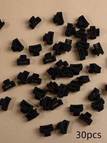 10/20/30 件多功能时尚小尺寸发夹，女士刘海发夹迷你简约发夹复古发饰夏季发夹爪夹发夹发夹发夹秋冬度假装女士