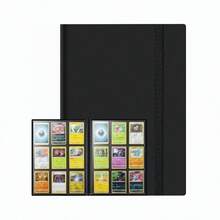 Álbum de cartas de intercambio - Carpeta con 360 bolsillos de 20 páginas, 9 bolsillos por página, con cubierta negra resistente al agua. Perfecto para coleccionar cartas de MTG, Magic, Match Atta - Rojo - Ver 1