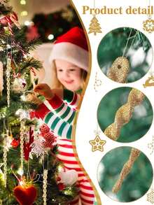 5 Stücke verdrehte Kunststoff-Eiszapfen-Hängeornamente für Weihnachtsbaum-Dekorationen und Feiertagsparty-Hochzeitsdekoration (Gold), geeignet für Raumdekoration, Heimdekoration, Schlafzimmerdekoration, Weihnachtsdekoration, Weihnachtsgeschenke, Geburtstagsgeschenke, Hochzeitsdekoration, Weihnachtsdekoration, Winter