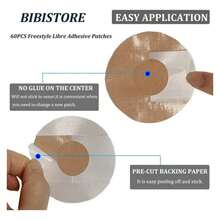 10 parches adhesivos para la cubierta del sensor Freestyle. No irritan ni pican, aptos para todo tipo de piel. Úsalos con el sensor para correr, hacer senderismo y otras actividades. - Caqui - Ver 4