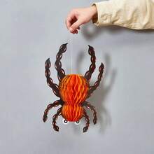 1 件万圣节派对装饰蜘蛛网悬挂道具，影子蜘蛛网 - 彩色 - 查看 3