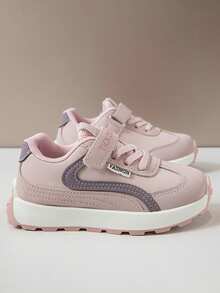 1双儿童运动鞋，2025年春秋季，男童休闲运动鞋，新款低帮女童白色休闲鞋，软底百搭运动鞋 - 粉色 - 查看 3