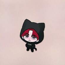 Accesorio de mochila de alta calidad, gran regalo para amigos - Insignia/broche creativo de Choi Yeon-Jun en versión Q de dibujos animados lindos de TXT Merchandise - Multicolor - Ver 3