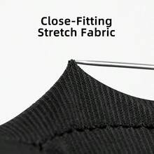 ROCKBROS A Pair Of Long Finger Gloves Non - Slip & Abrasion - Resistant SBR Anti - Slip Soft Rubber High - Gloss Reflective Strips Exclusive Shanghai City Silhouette Pattern Touchscreen - Sensitive For Cycling - Black - View 6