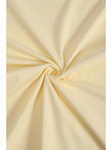 Band Graphic T-Shirt 100% Cotton  Olive Green Print  Retro Vintage Vibe Casual Short Sleeve Tee  Men's Fashion - 杏色 - 查看 4