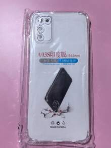 3个透明四角防摔手机壳，兼容三星系列，透明兼容三星手机防摔壳，手机壳，手机保护套，手机壳，简约手机壳，纯色手机壳，透明手机壳，TPU防摔手机壳（军规级防护），防水防震防刮，国际版，非国内版 - 無色 - 查看 60