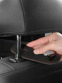 2 件汽车座椅挂钩，创意时尚心形高端挂钩，汽车支架，后座收纳袋，汽车夹，内饰配件，手提包，钱包，夹克，汽车储物架 - 彩色 - 查看 6