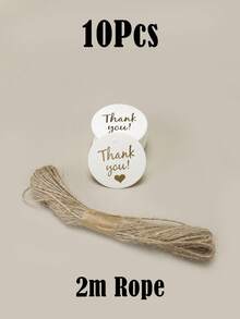 10-500 chiếc thẻ treo tròn có dây, nhãn cảm ơn dùng cho đồ thủ công DIY, thiệp chúc mừng, đám cưới, ngày Valentine, niêm phong quà tặng, sinh nhật, lễ kỷ niệm, trang trí nhà cửa, họp mặt gia đình, tiệc theo chủ đề, quà tặng nhỏ. - Nhiều màu - Xem 8
