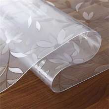 1pc Table Mat Transparent Protective Pvc Protective Fabric That Can Be Cut, Table Mat, Desk Mat, Self-Cleaning, Stain-Resistant And Heat-Insulating Protective Desktop Mat