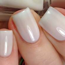 Tinovo Uno Milk White Nail Strengthener 12ml, Long-Lasting Shine Natural Quick Dry, Milky White For Healthy Nails