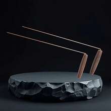 铜质探测棒套装 - 天然胡桃木手柄，黄铜材质，用于探测鬼魂、水灵、灵媒、金银巫术等灵异现象 - 鏽棕色 - 查看 4