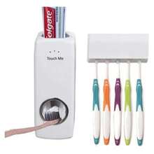 Dispensador de pasta dental+ soporte de cepillo dental - Multicolor - Ver 2