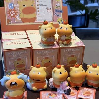 Cute Capybara Desk Decor, Ornament For Office, Home, Picnic