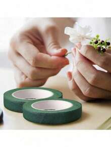 20M Flower Tape Self Adhesive Bouquet, Flower Stem Paper Tape Flower Stamen Wrap, Florist DIY Decoration Flower Wedding Supplies, Mother's Day, For Home Decoration