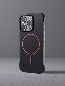 适用于 Air 17/16/15/14/13/12/11 Pro Max Plus 的新款奢华金属漆磁吸无线充电保护壳,超薄无边框散热保护套 - 淺藍色 - 查看 7