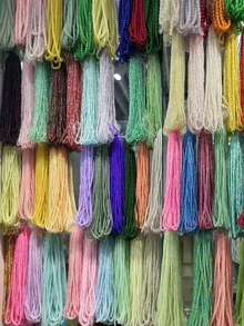 Ca. 60 Stücke 8mm klassische einfarbige Glasperlen für DIY Schmuckherstellung, geeignet für Armbänder, Halsketten, Alltagsmode