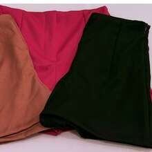 New Fashion 2025 Tailored Social Shorts Kit - 粉紅色 焦糖 黑色 - 查看 2