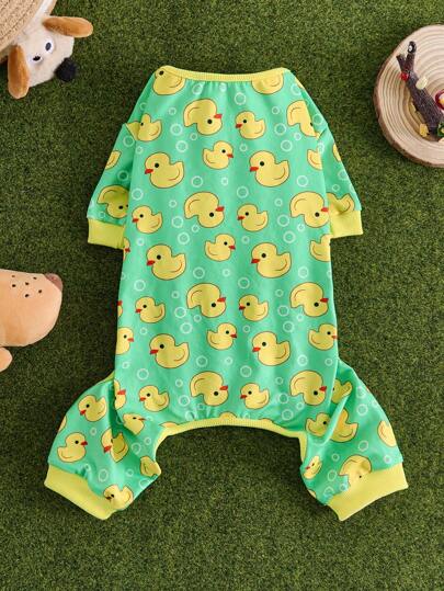 Pijamas fofos para animais de estimação, adequados para cães e gatos de pequeno a médio porte - Roupas de dormir macias, respiráveis e duráveis com estampas divertidas de desenhos animados - Roupas confortáveis para animais de estimação em todas as estações | Macacão para animais de estimação | Roupas duráveis para animais de estimação, pijamas para cães