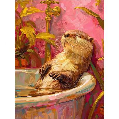 5D 다이아몬드 페인팅, 풀 드릴 다이아몬드 아트 자수, 십자수 그림 공예품, 침실, 발코니, 거실, 주방, 욕실 벽 장식, 생일 및 휴일 선물에 적합