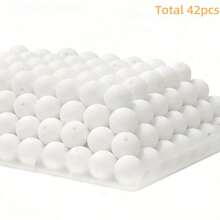 42Pcs Silicone Beads 12/15MM Round Bead For Jewelry Making To Make Bracelets DIY Keychain Necklace Jewelry Accessories And Round Silicone Beads For Pens