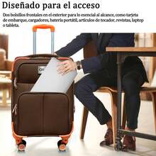 Cabin Suitcase Hand Luggage 10kg With Lock 18 Inch - Brown - View 7
