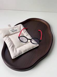 1pc Super Lightweight Children's Glasses, Comfortable For Boys & Girls, Fashionable For Photos, Parties, Cycling, Travel, Sports, Oval Frame, Round Frame Glasses - Children's - View 3