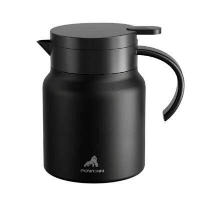 27/32oz Stainless Steel Vacuum Insulated Coffee Carafe, Small Beverage Dispenser, Suitable For Coffee, Milk, Hot Chocolate And Other Drinks