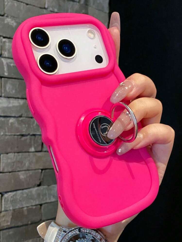 (购买赠品) 关注商店并领取产品，免费获得挂绳/1 个手机支架、马卡龙手机壳 + 手带手机壳，兼容 17 PROMAX/16 PROMAX/15 PROMAX/14 PROMAX/13 PROMAX/12 PROMAX/11 PROMAX/XS MAX/7/8 PLUS，也兼容三星、OPPO、VIVO、荣耀、传音防水防震防摔防刮 - 玫紅色 - 查看 1