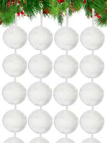 5/10 Green Faux Fur Christmas Decorations - Christmas Decorations Are Suitable For DIY Christmas Tree Hangers, Family Gatherings And Indoor Christmas Tree Wreaths. Fireplace Decoration. Christmas Decorations. Wreath Decoration - Featherless Christmas And Winter Holiday Decorations - Multicolor - View 11